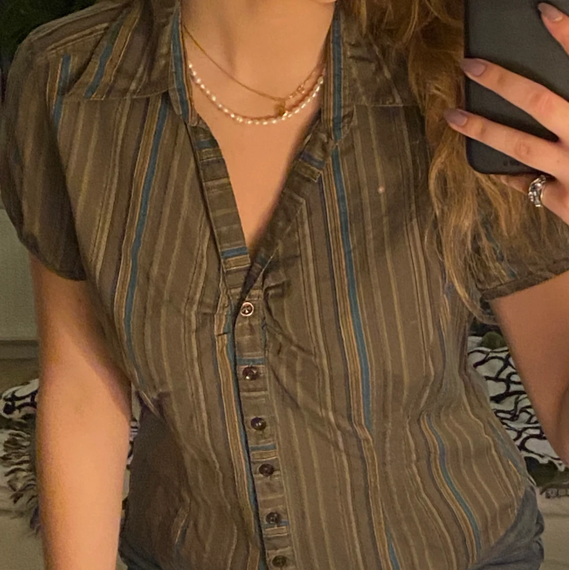 Kortärmad blus/skjorta