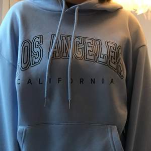 Säljer en snygg ljusblå hoodie i jättebra skick, inte min stil så jag väljer att sälja den😊😊 pris kan diskuteras
