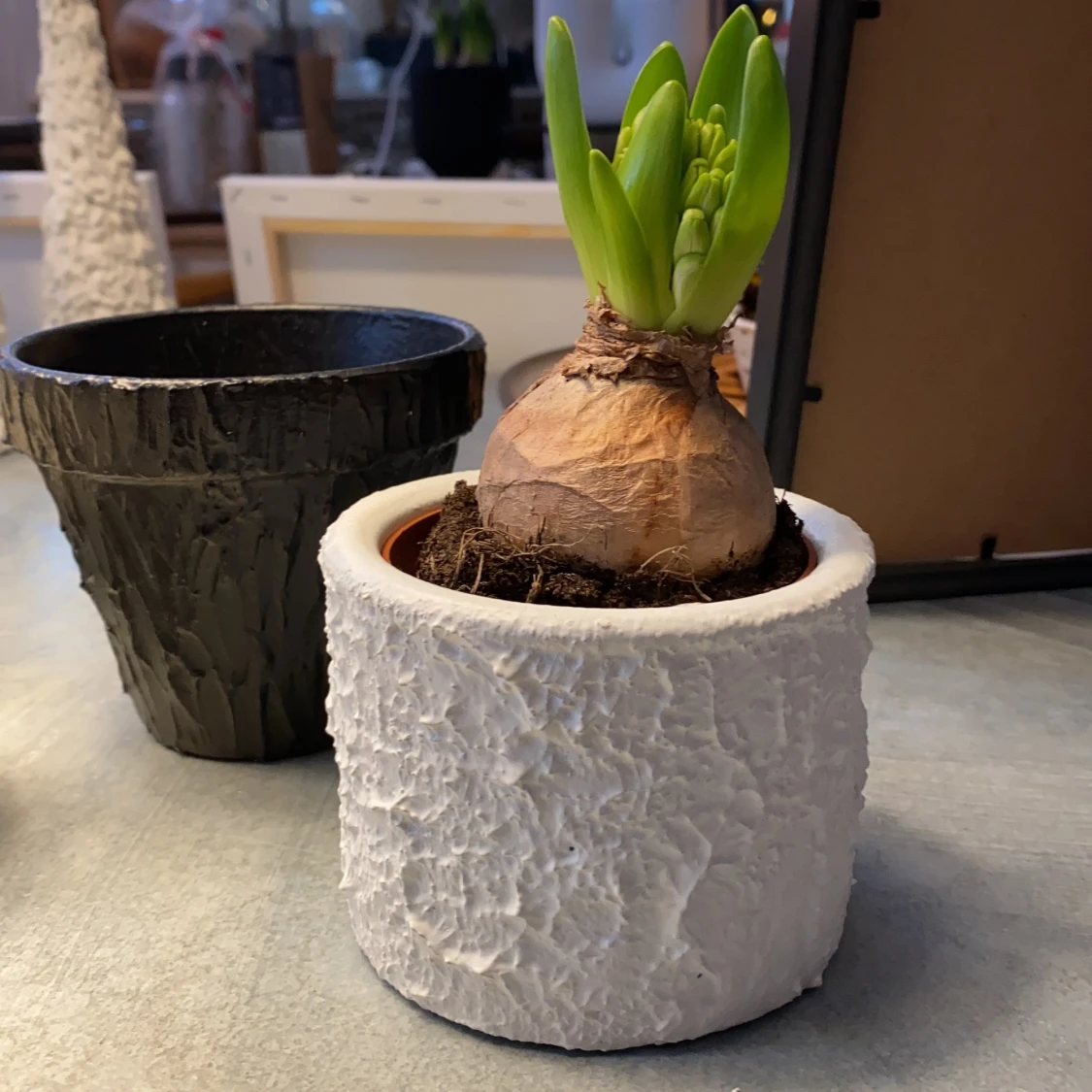 Liten vit kruka - 90