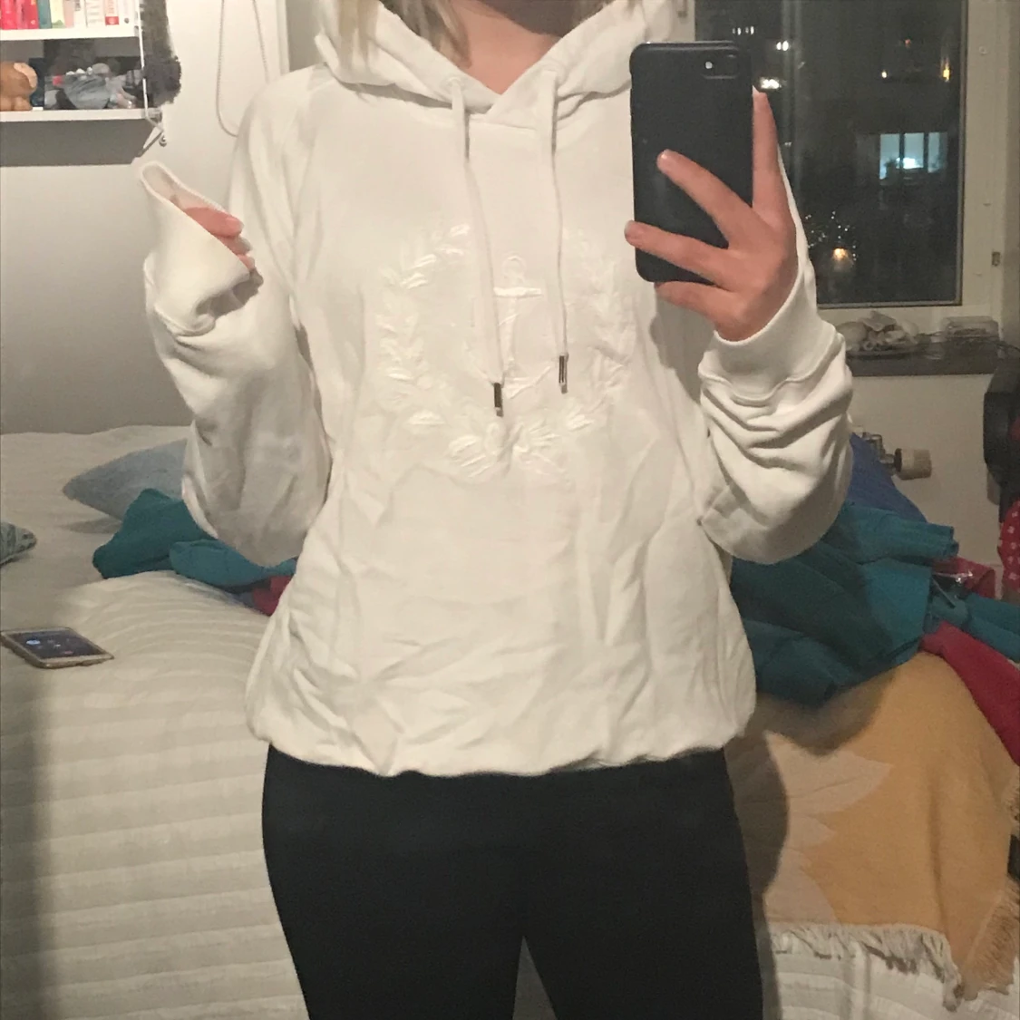 Hoodie men insytt tryck