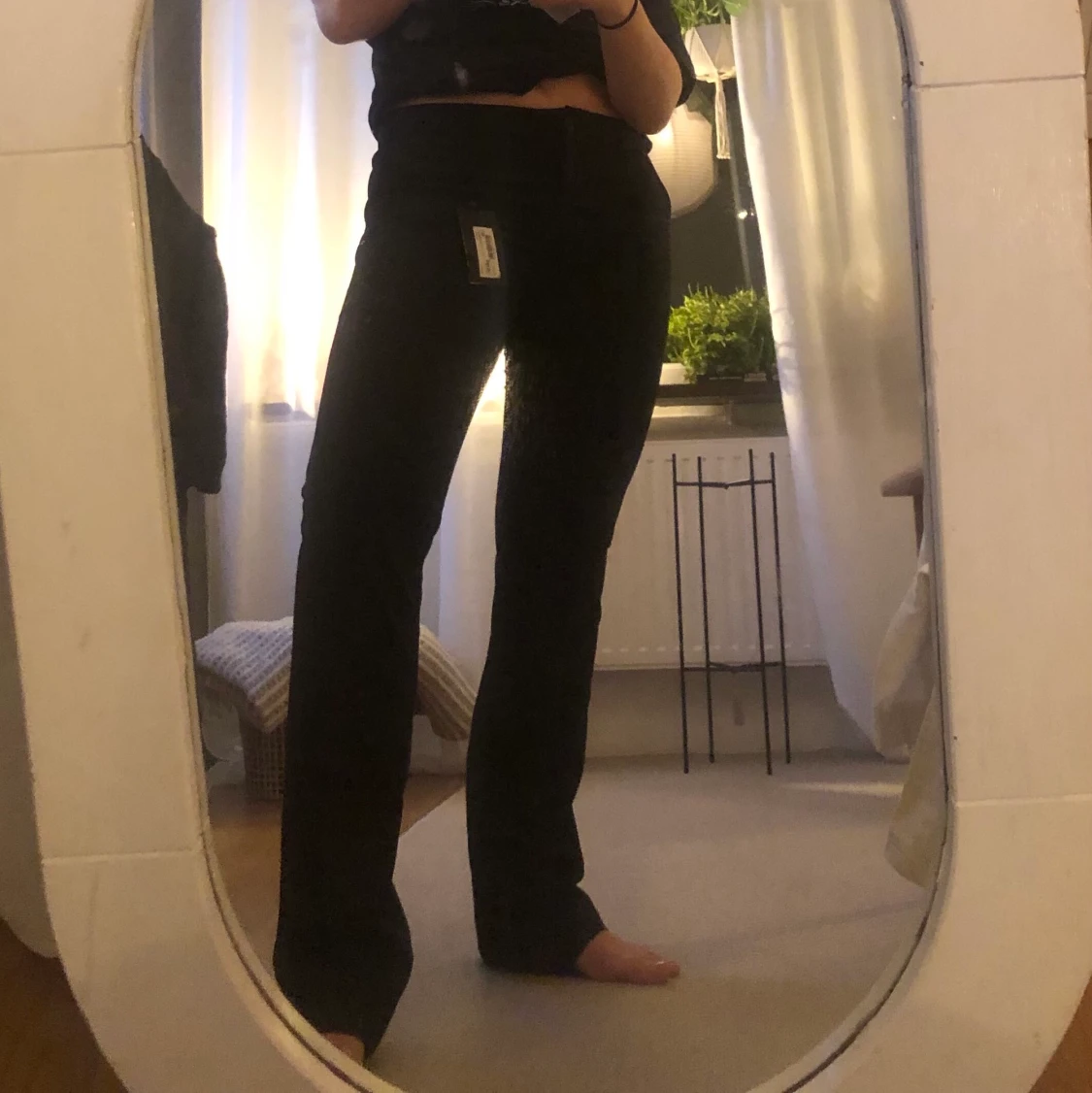 Snygga kostymbyxor med prislapp kvar