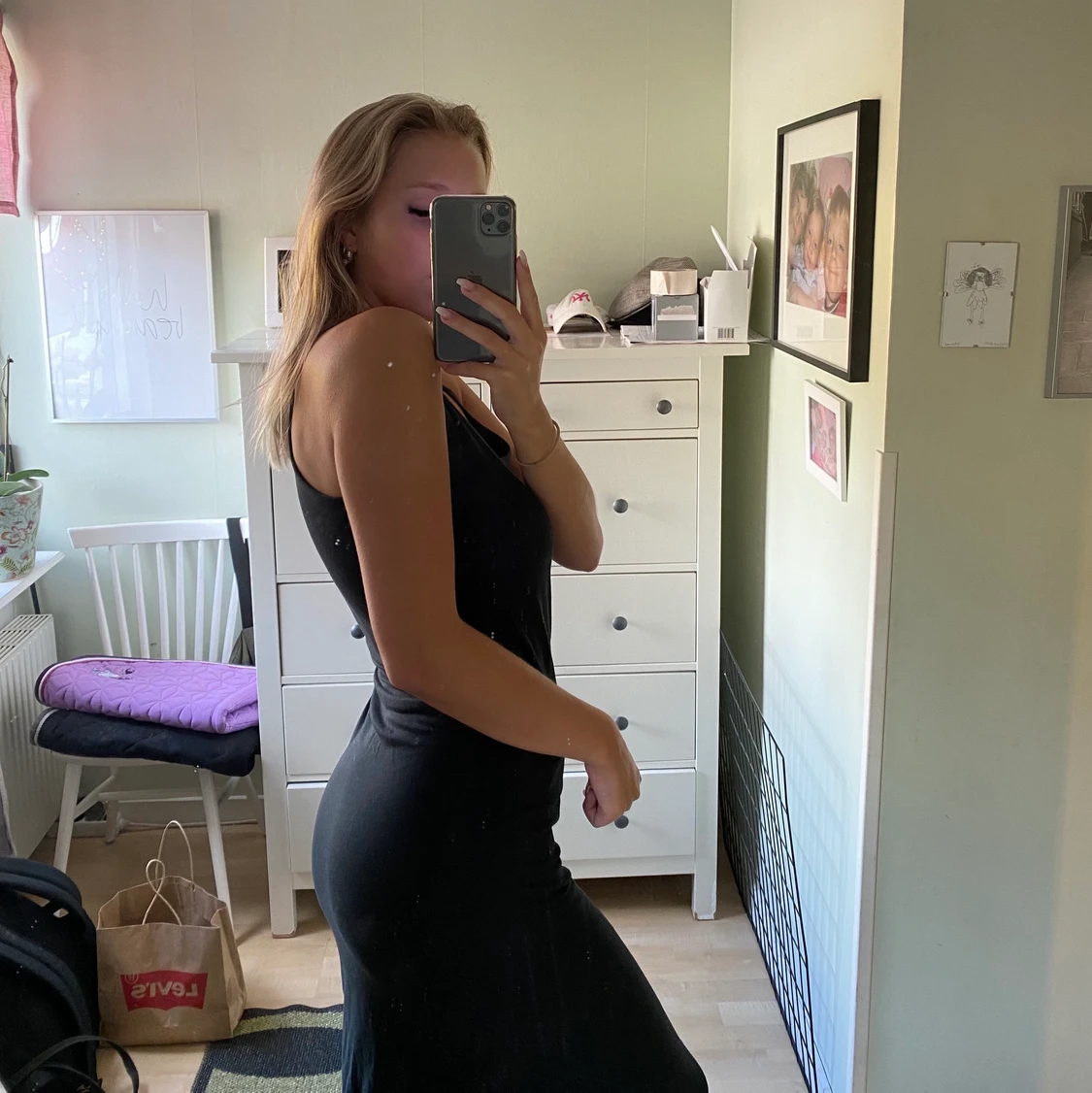 Svart långklänning  - 90