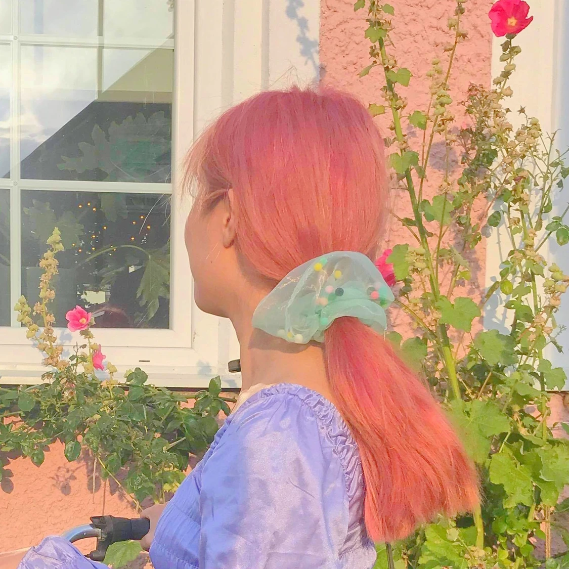 Organza scrunchies🌸