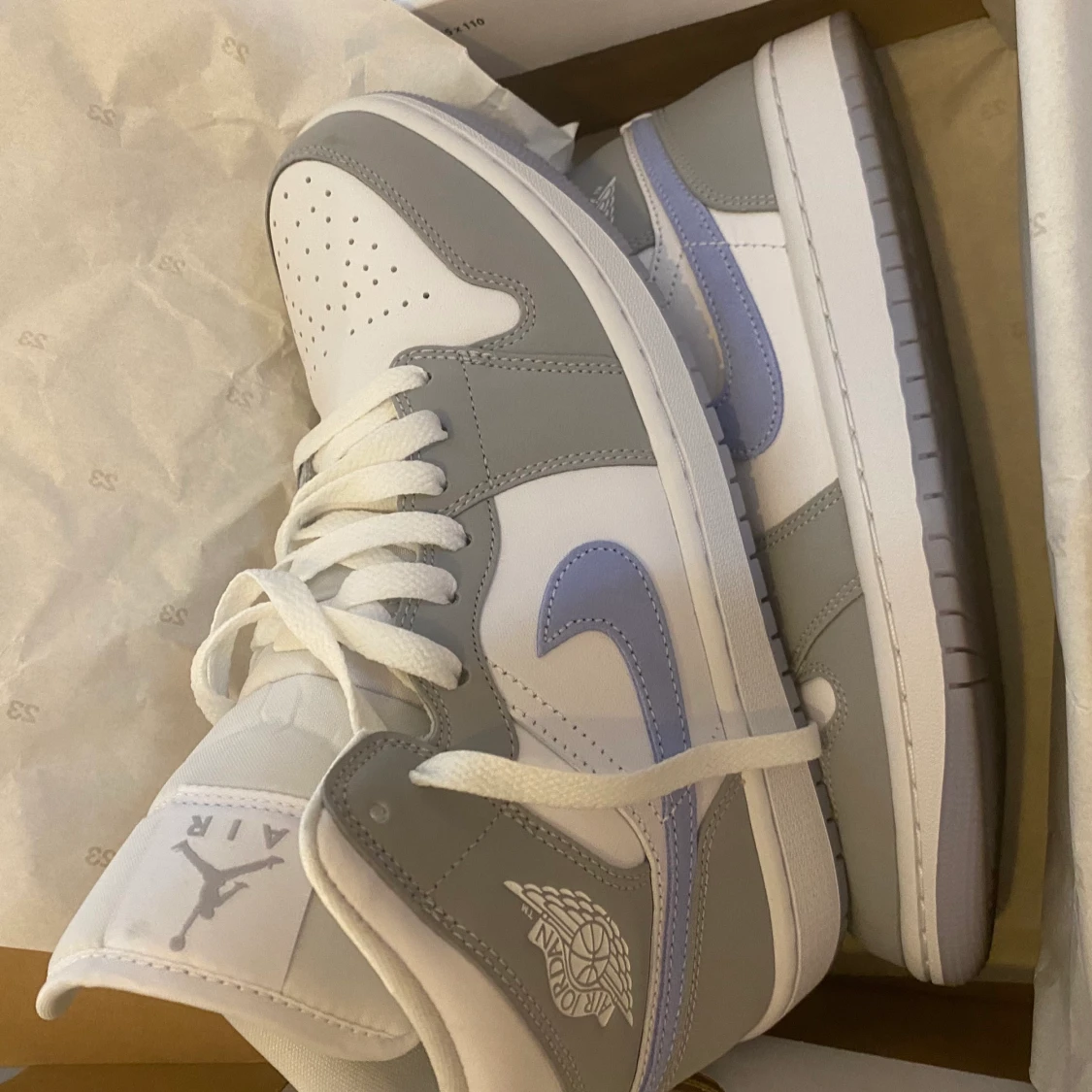 Jordan 1 Mid Aluminium Wolf Grey stl 39 - 90