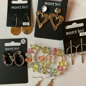 Örhängen  - 6 stycken super fina örhängen som tyvärr inte kommit till användning och därför säljer jag dom💕 Ett par för 20kr eller alla för 100krw💗 (nr 6 finns på sista bilden)