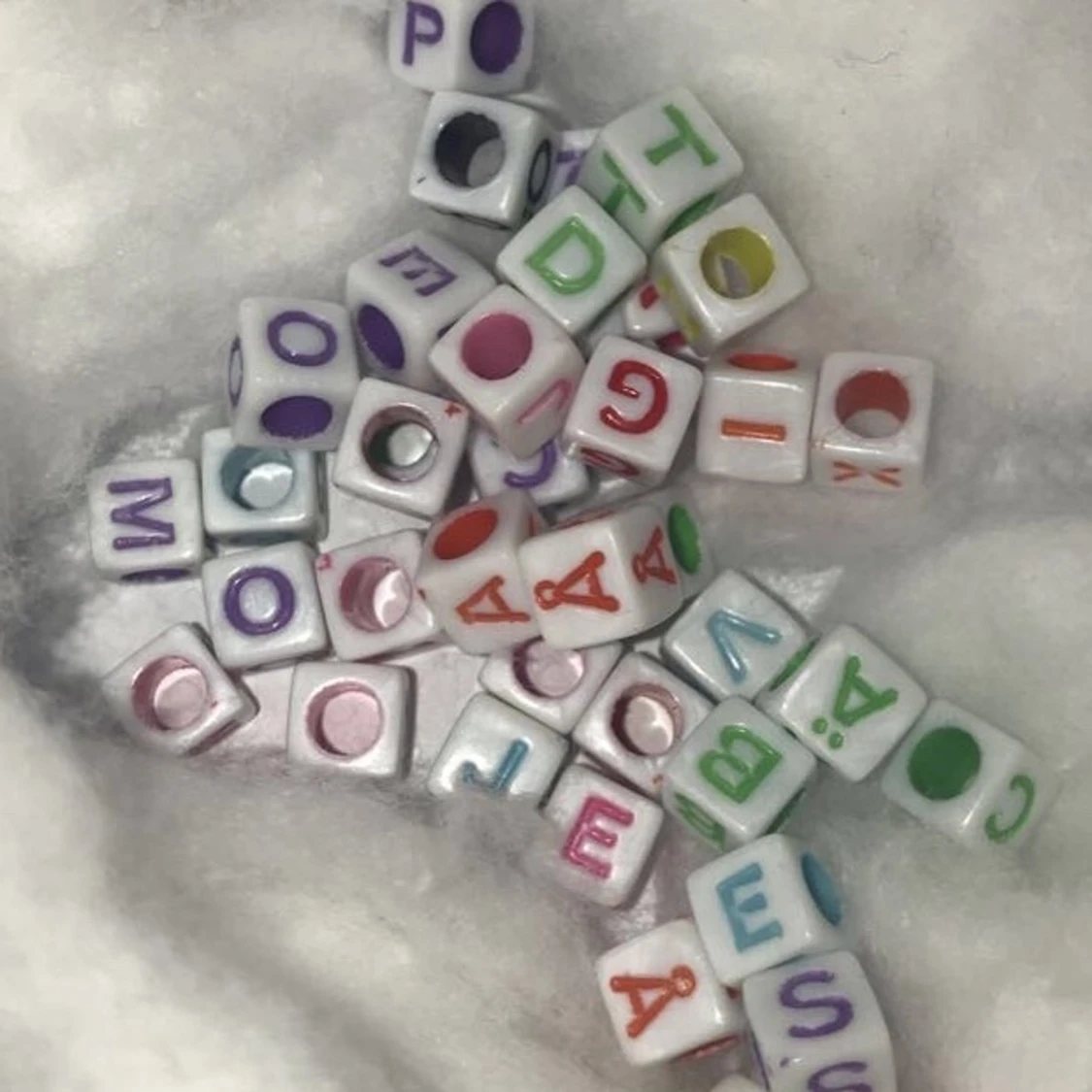 Bosktavspärlor i färg ca 110 st - 91