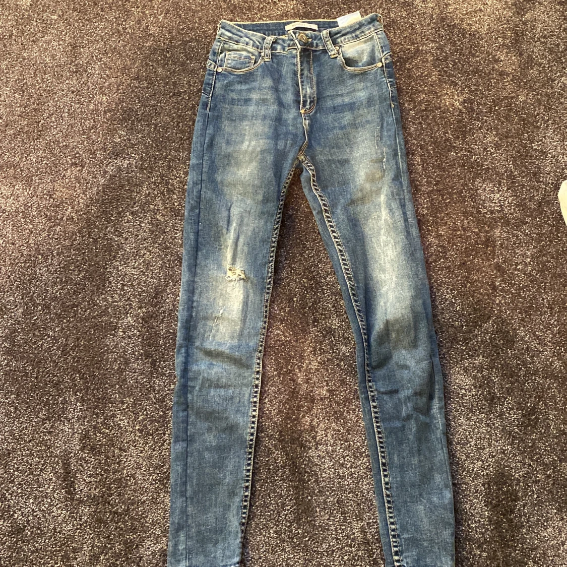 Blåa jeans 