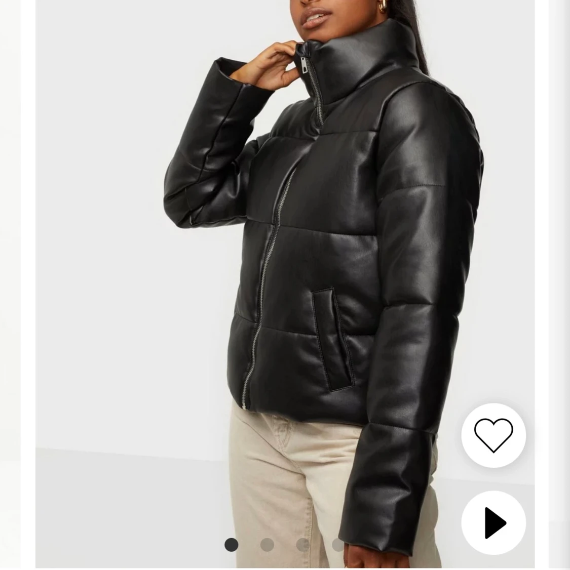 Skinn puffer jacket