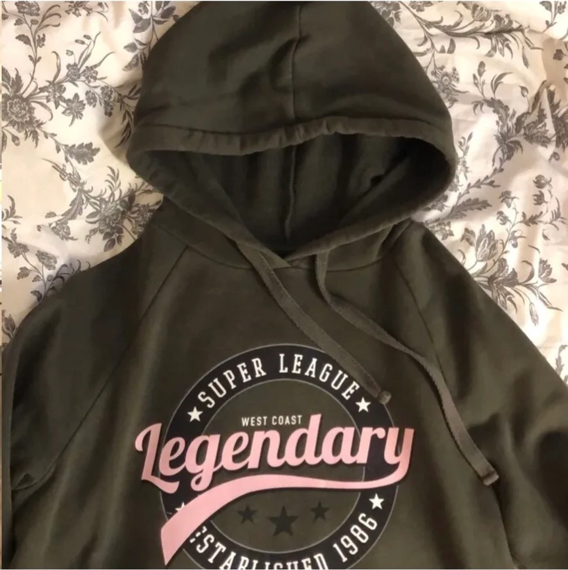Grön hoodie💚 - 90