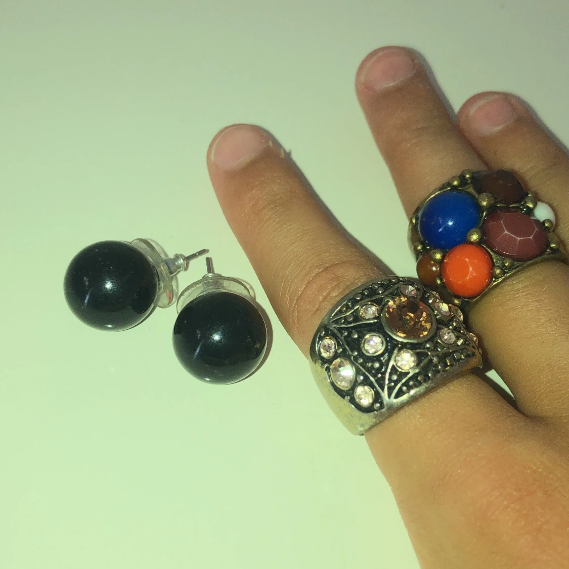 Örhängen och ringar. - 91