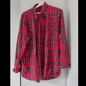 Rutig skjorta, Gina Tricot, Bomull - Bomullsskjorta från Gina Tricot, strl 38