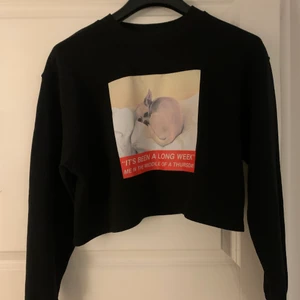 Bershka collegetröja  - Säljer denna collagetröja från Bershka🧡🧡