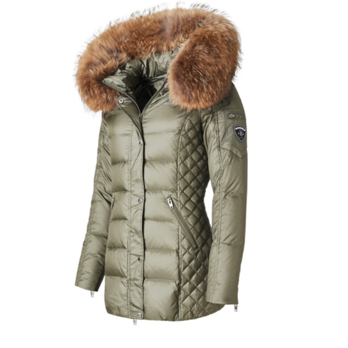 Äkta rock and blue jacka