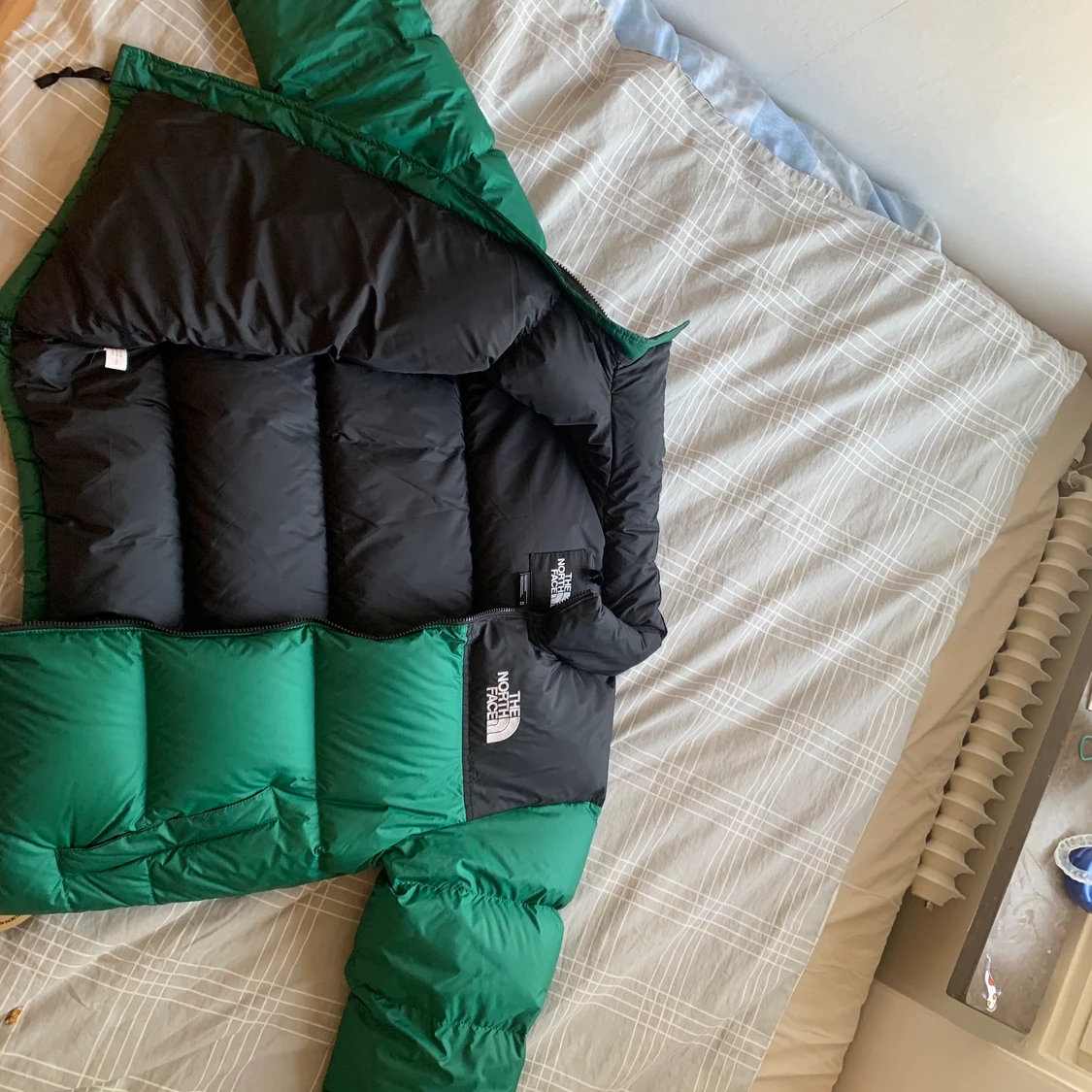 The North Face nuptse 700 grön  - 90