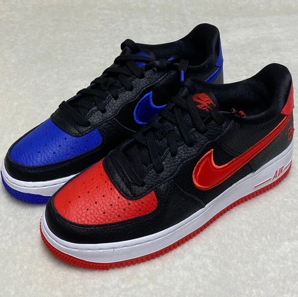 Nike Air Force 1 LV8 GS 'Black Chile Racer Blue