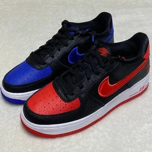 Air Force 1 "Black Chile Racer Blue” - NIKE Air Force 1 LV8 1 (GS) "Black Chile Racer Blue" Size 6.5Y/8W Sneakers New Manufacturer: NIKE Product Line: NIKE Air Force 1 LV8 Product ID: DH0201-001 Name: NIKE Air Force 1 LV8 1 (GS) "Black Chile Racer Blue '82" Size: US 6.5Y/8W/UK 6/EU 39 Condition: New Box?: By request Material: Leather Color: Black/Multi-Color/Chile Red-Racer Blue Style: Athletic, Casual Offers accepted but lowballs will receive no response.