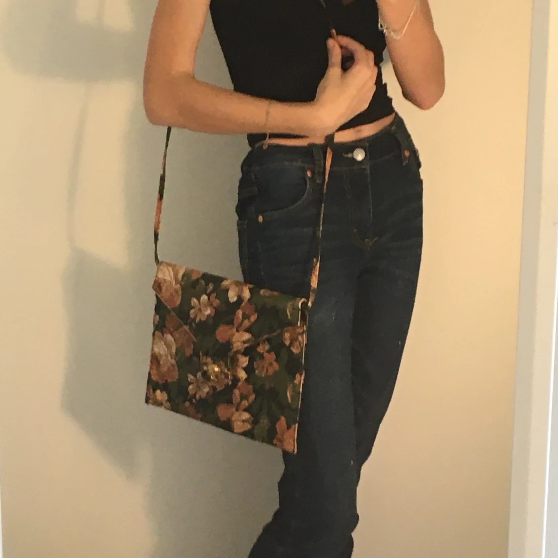 Blommig väska - 90