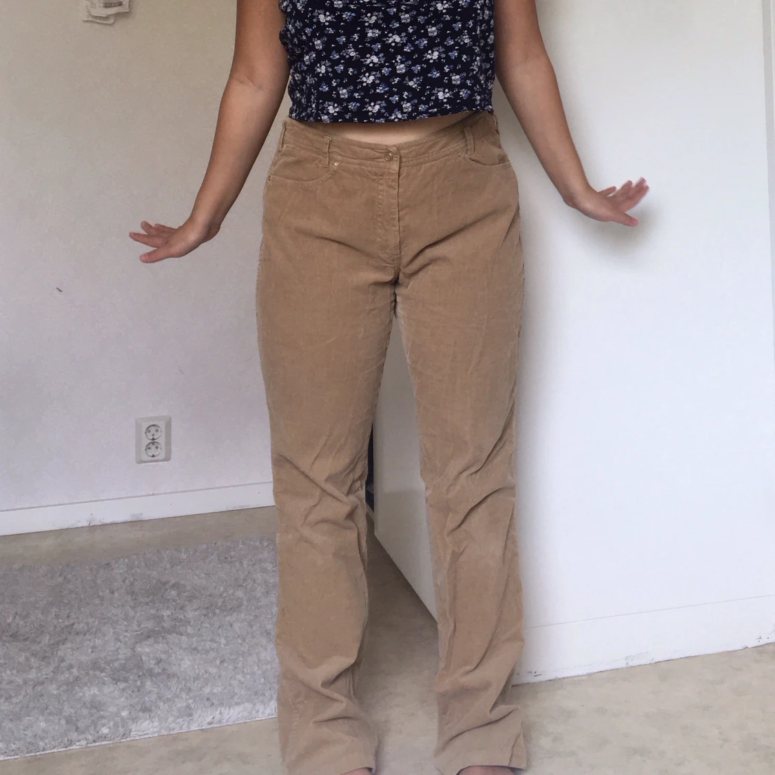 Bruna Manchesterbyxor strl 38/40  - 90