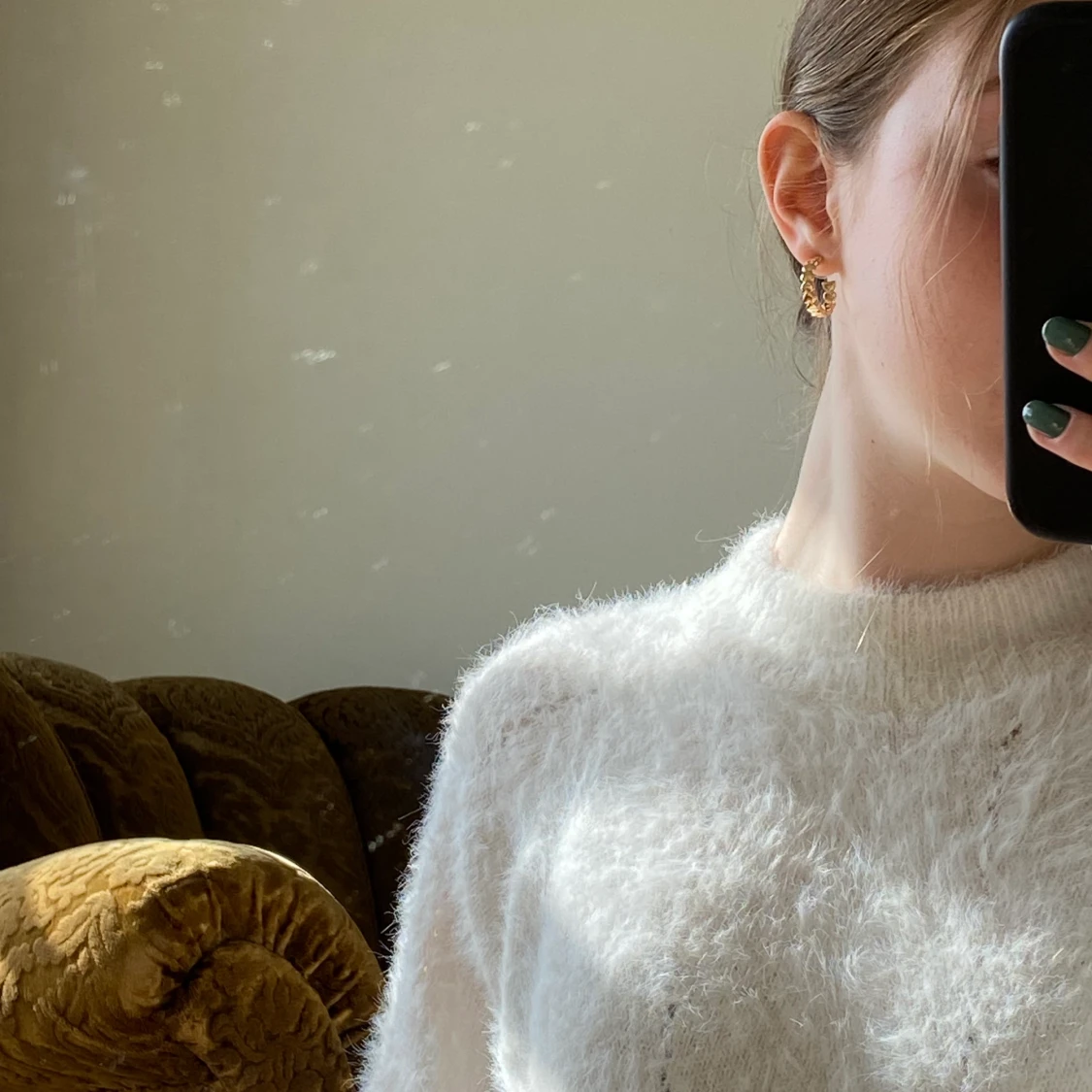 tröja med låg polokrage - 91