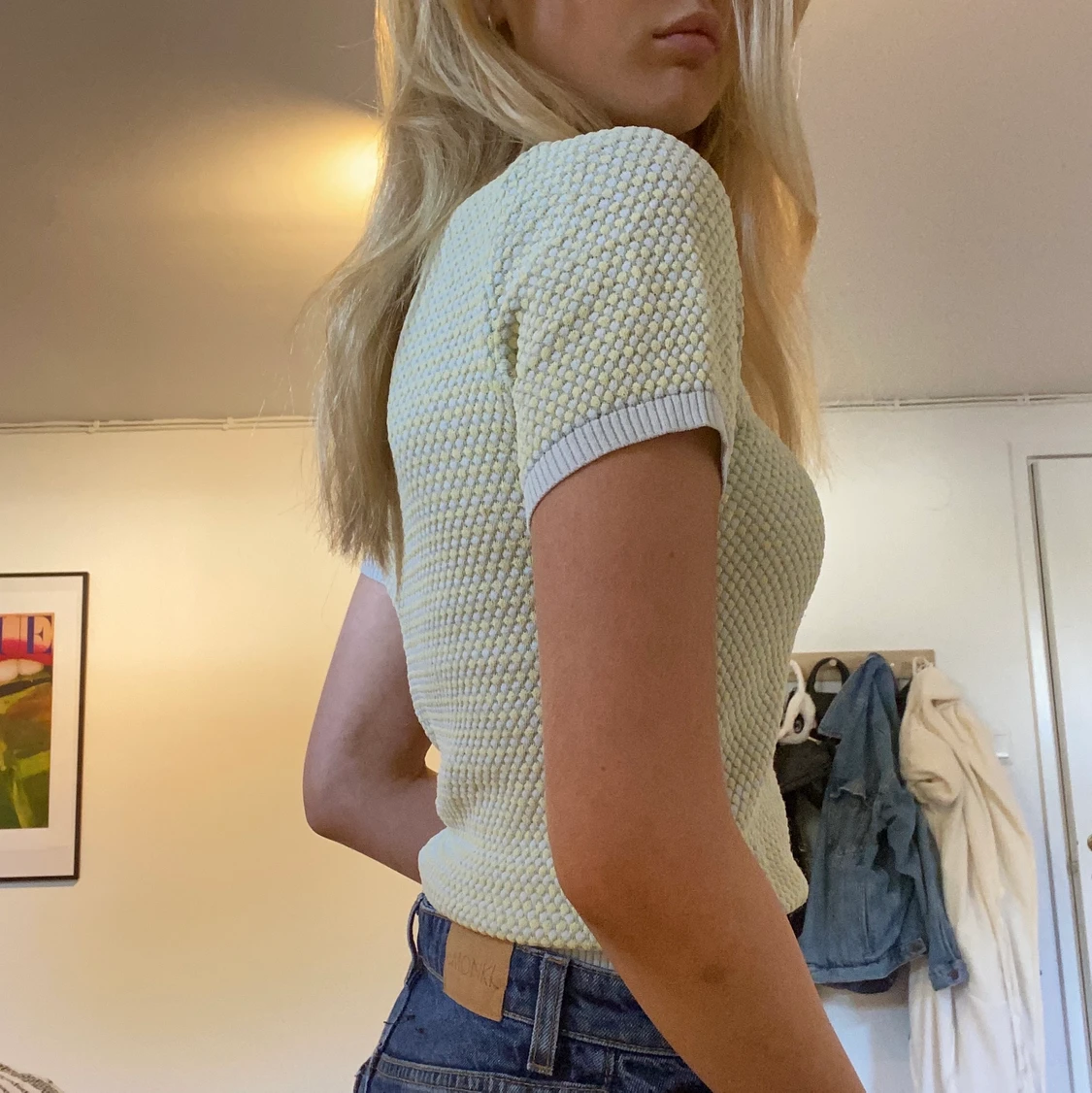 Stickad tröja ifrån zara - 90