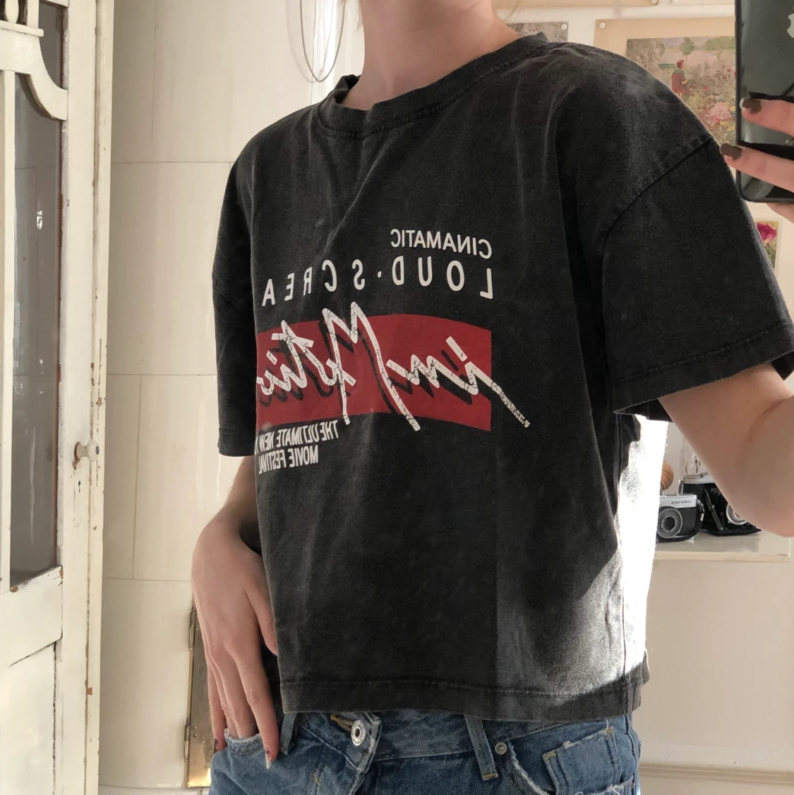 T-shirt med tryck - 90