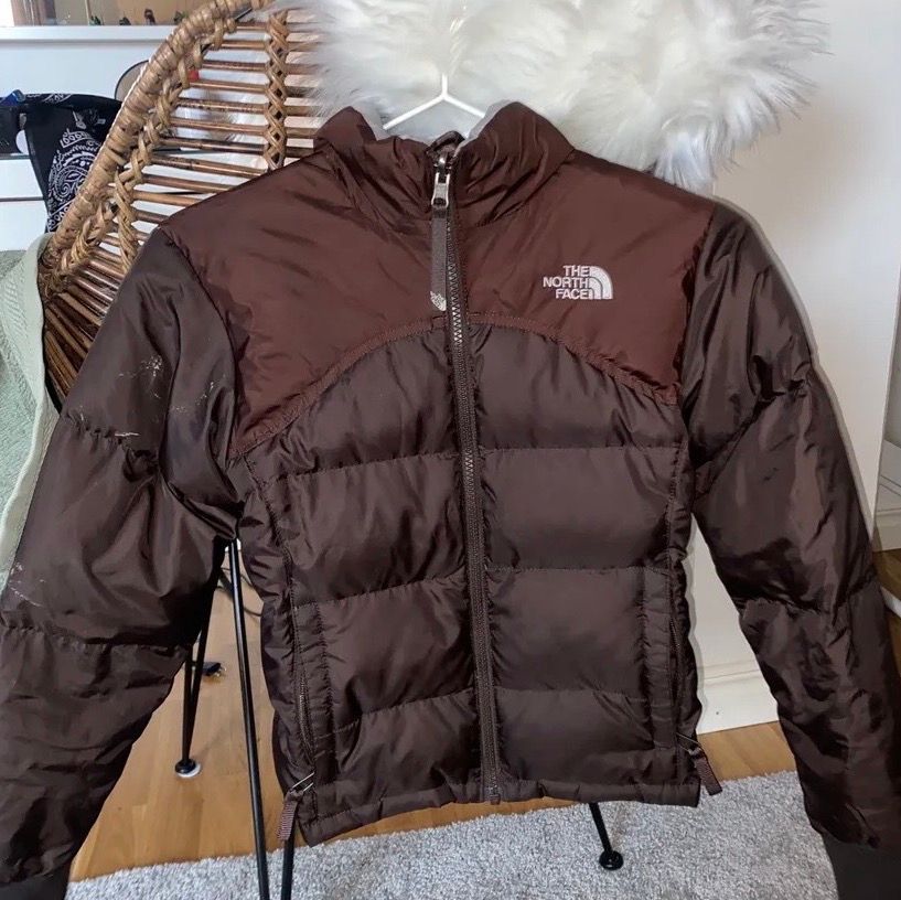Brun The North Face jacka | Plick Second Hand