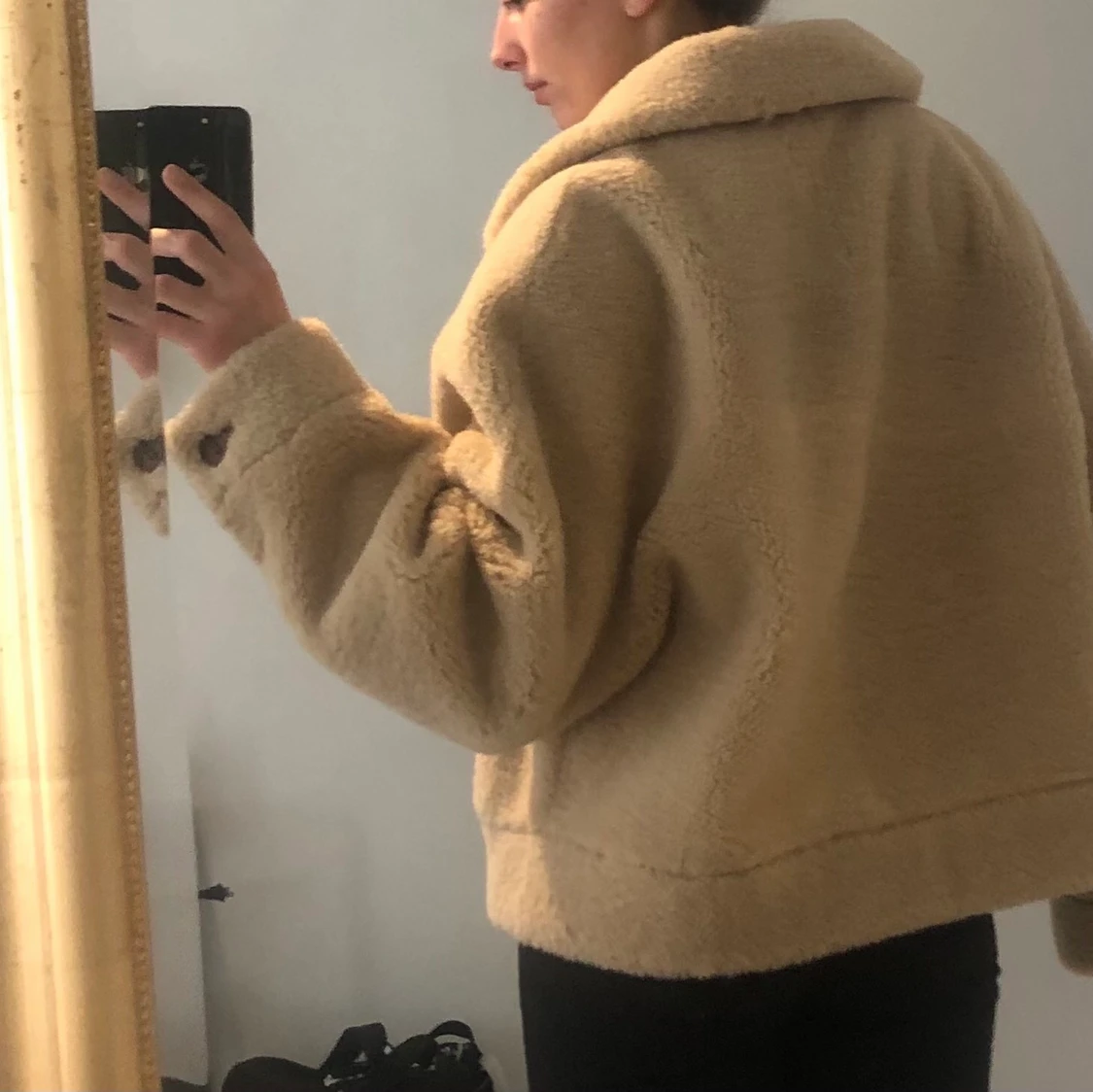 Oversized beige jacket - 91