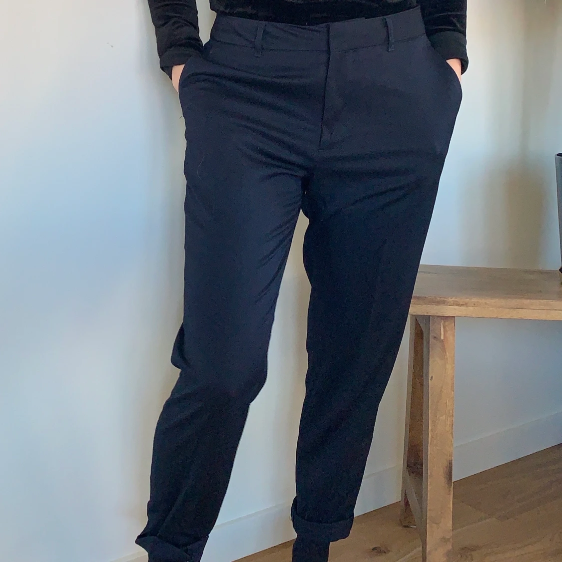 Scotch & Soda blå byxa strl S