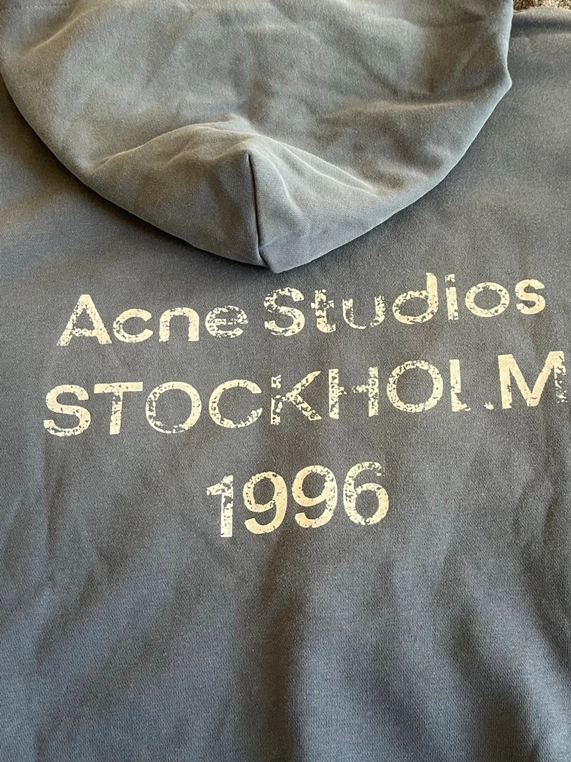 Acne Studios Hoodie Dust Blue - 3