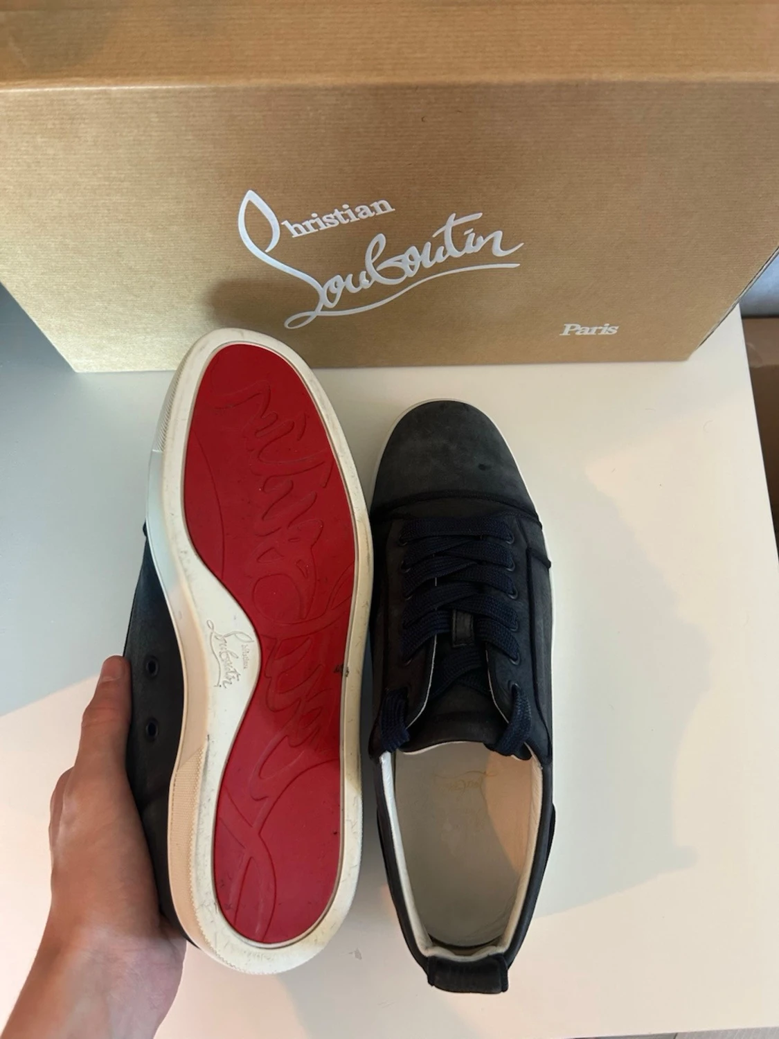 Svarta Christian Louboutin sneakers - 4