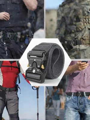 Smart flexibelt GRÅTT allroundbälte för många tillfällen! - GRÅTT BÄLTE, 125 cm långt & 3.8 cm brett. Passar midjemått mindre än 120cm.  Använder själv ett sånt bälte och är mycket nöjd!  Bältet finns i flera färger. SE DESSA ANNONSER! SVART  SKOGSGRÖNT  MARINBLÅTT  BRUNT/KAFFE BEIGE/SAND GRÅTT Det bästa med bältet är att det är "steglöst" och kan anpassas mer exakt än bälten med hål. Materialet är slitstark nylon & spännet i hårdplast. Bältet skramlar inte. Låsmekanism & nitar i spännet är i metall för att ge hållbarhet. ETT MYCKET BRA ALLROUND BÄLTE!