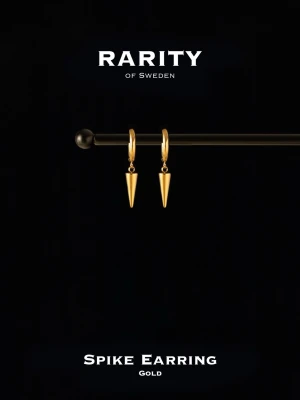 Guldörhängen Spike från Rarity - Coola örhängen i guld från Rarity of Sweden med hängande spike-formade detaljer. Snygg minimalistisk design som ger en edgy touch till din stil. Perfekta för dig som gillar statement-smycken och vill sticka ut.