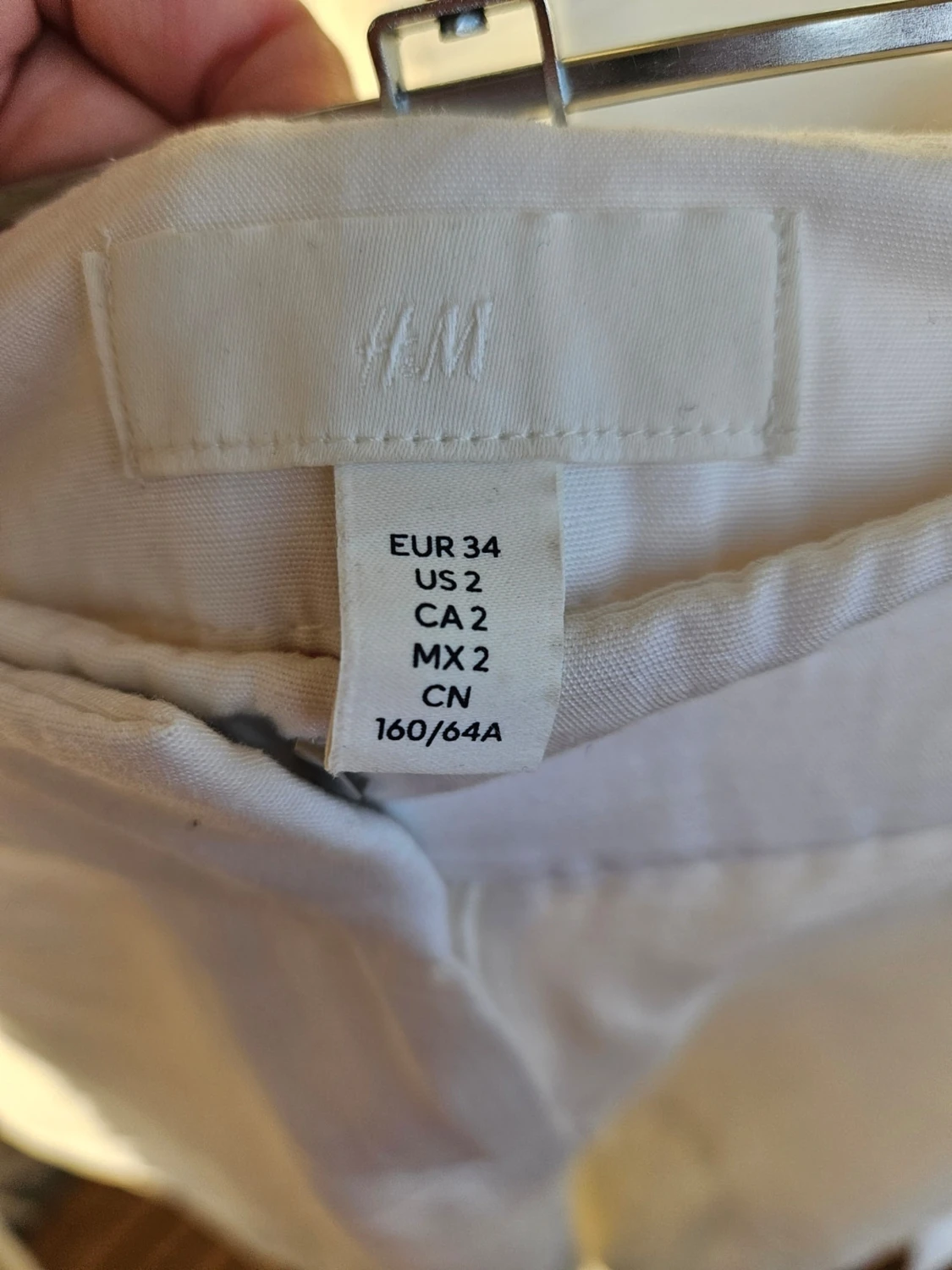 Vita linnebyxor med fickor - 5