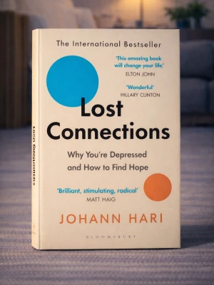Lost Connections (Brand new, in English) - Skick: Helt ny bok. Omslag: Pappercover. Storlek: standard (inte pocket). Förpackning: I sitt originala plastomslag. Från: Stockholm. Snabb leverans inom Sverige.