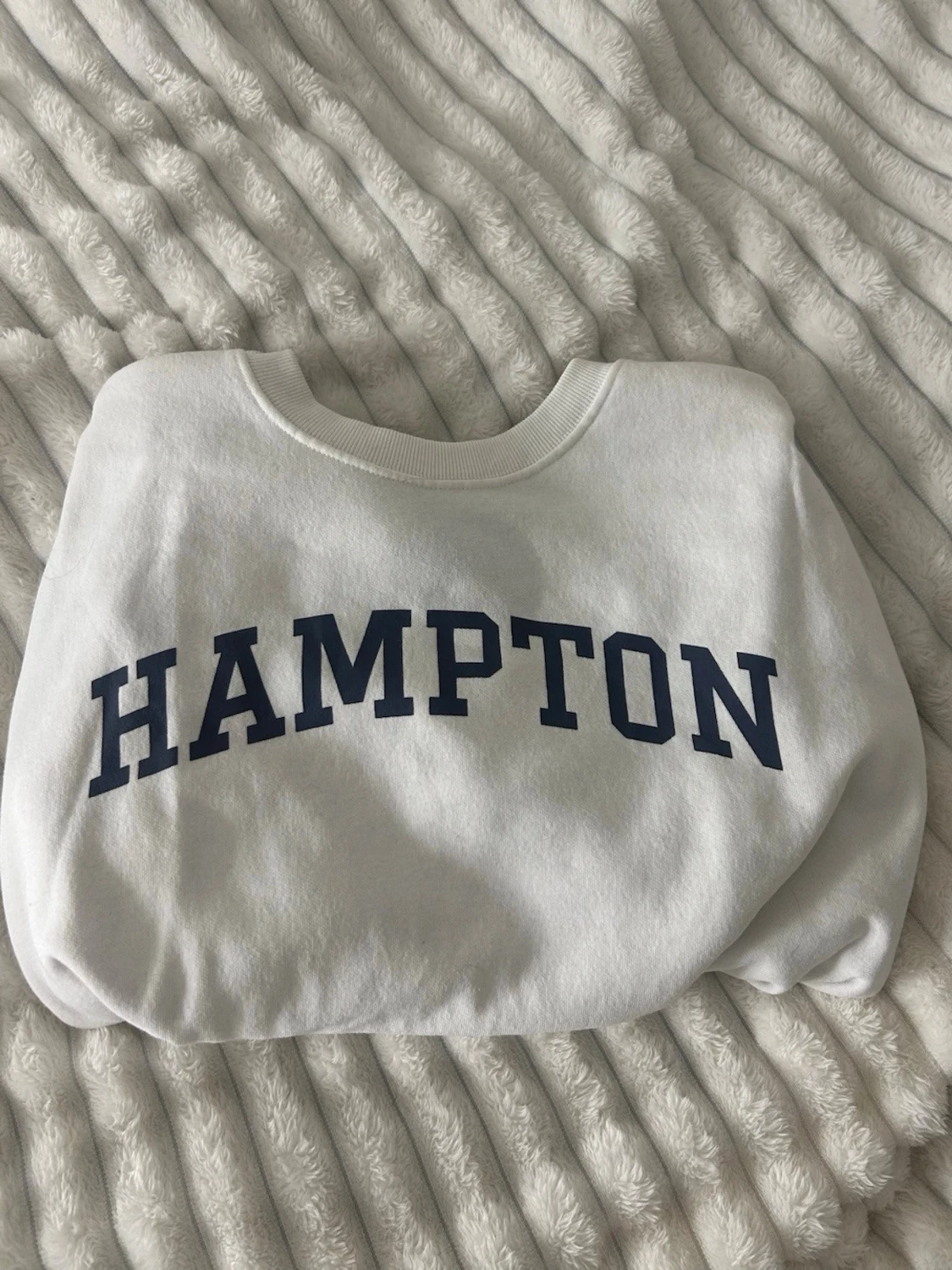 Vit sweatshirt från 157 med tryck