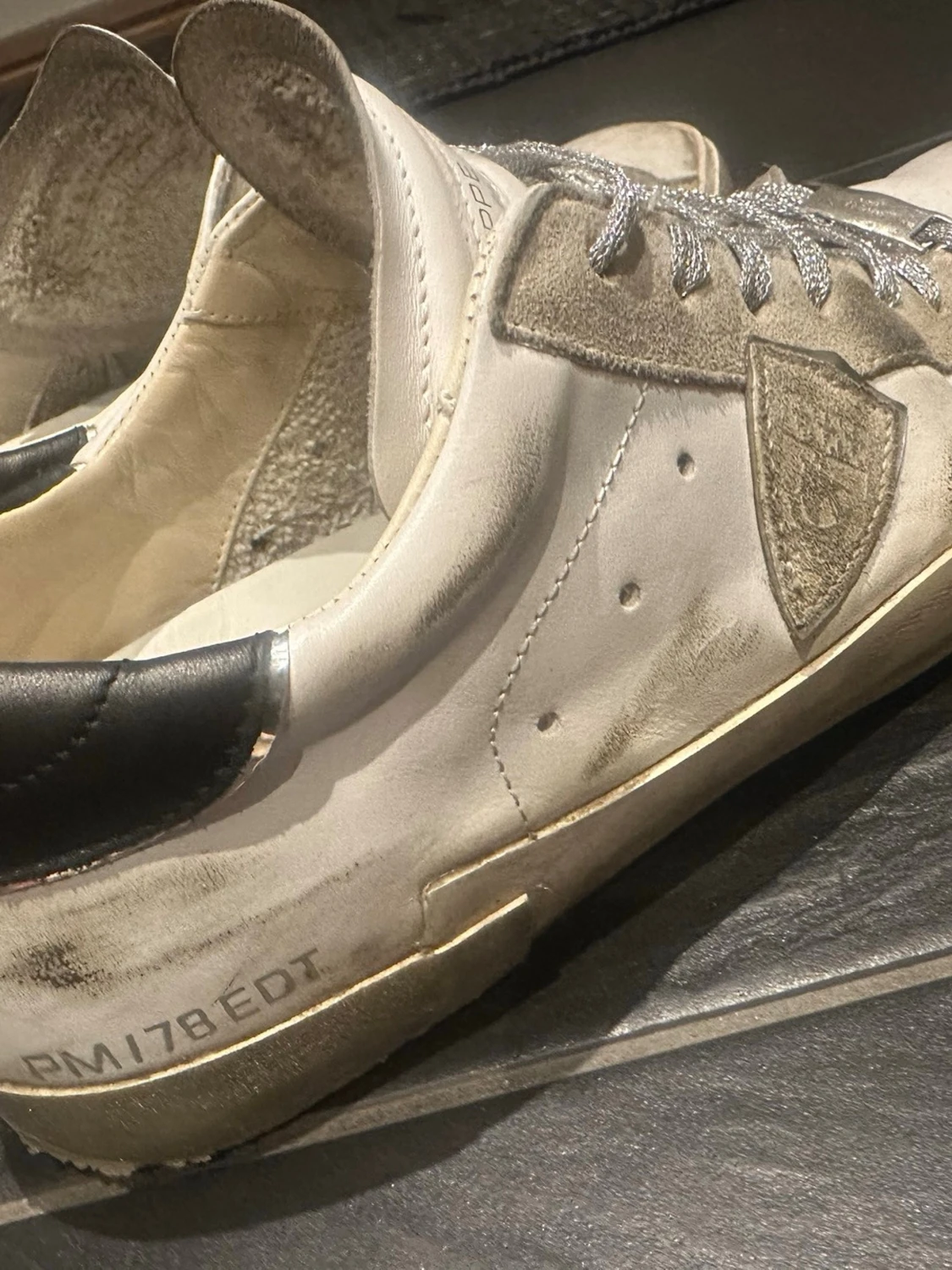 Philippe Model vita låga sneakers - 2