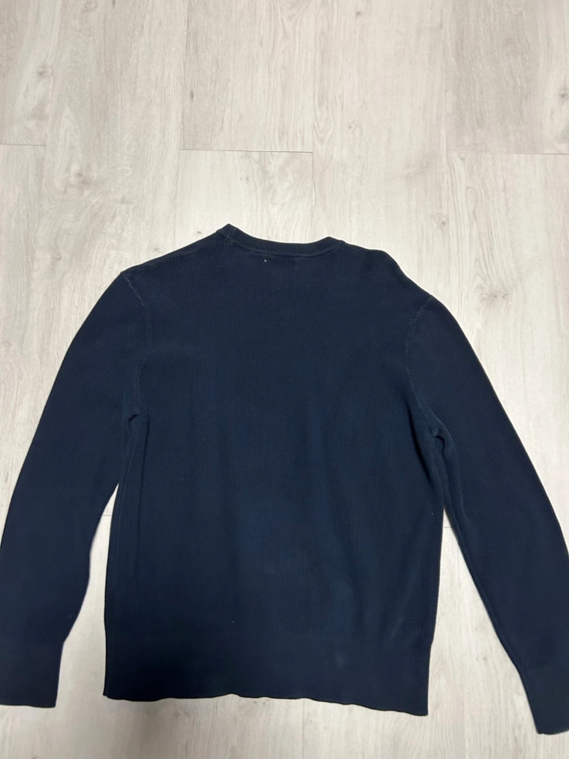 Mörkblå stickad tröja från Zara - 2