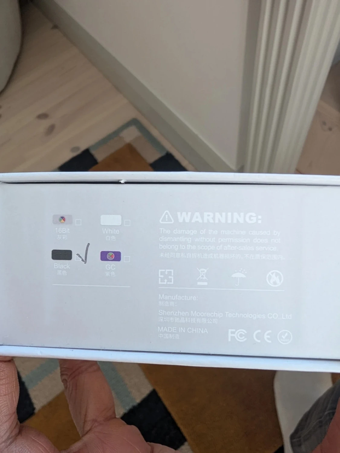 Handhållen spelkonsol svart - 4