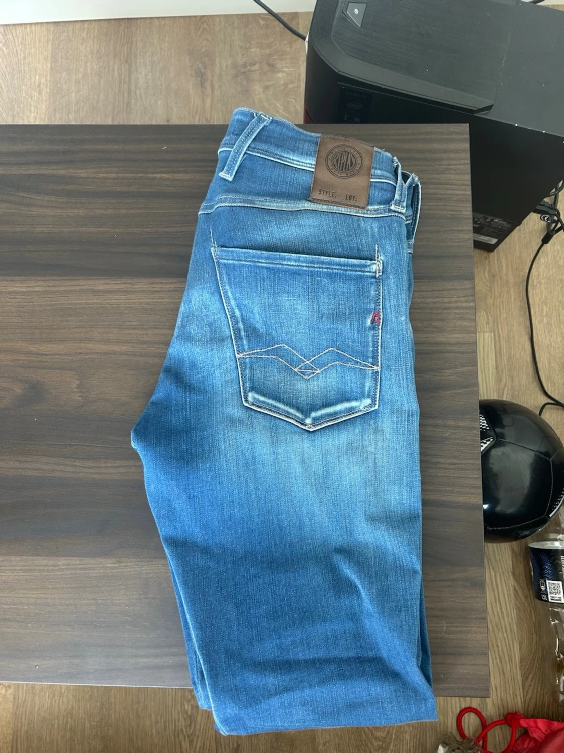 Blå slim fit jeans från Replay - 2