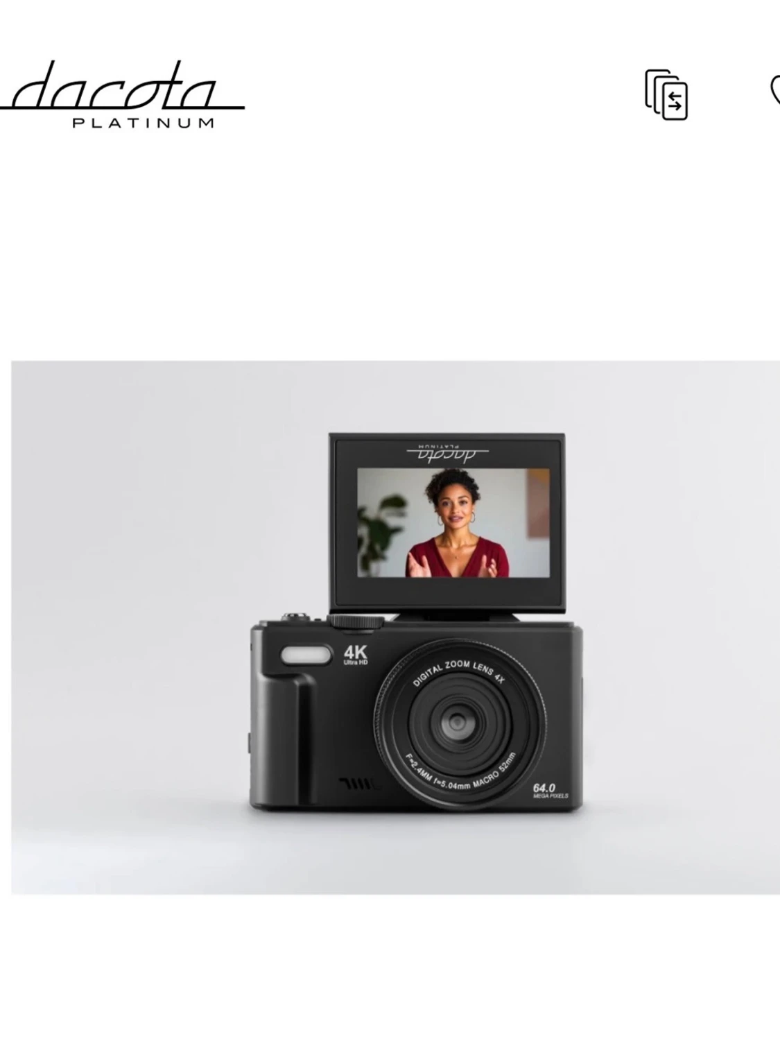 Dacota Platinum 4K digitalkamera - 1