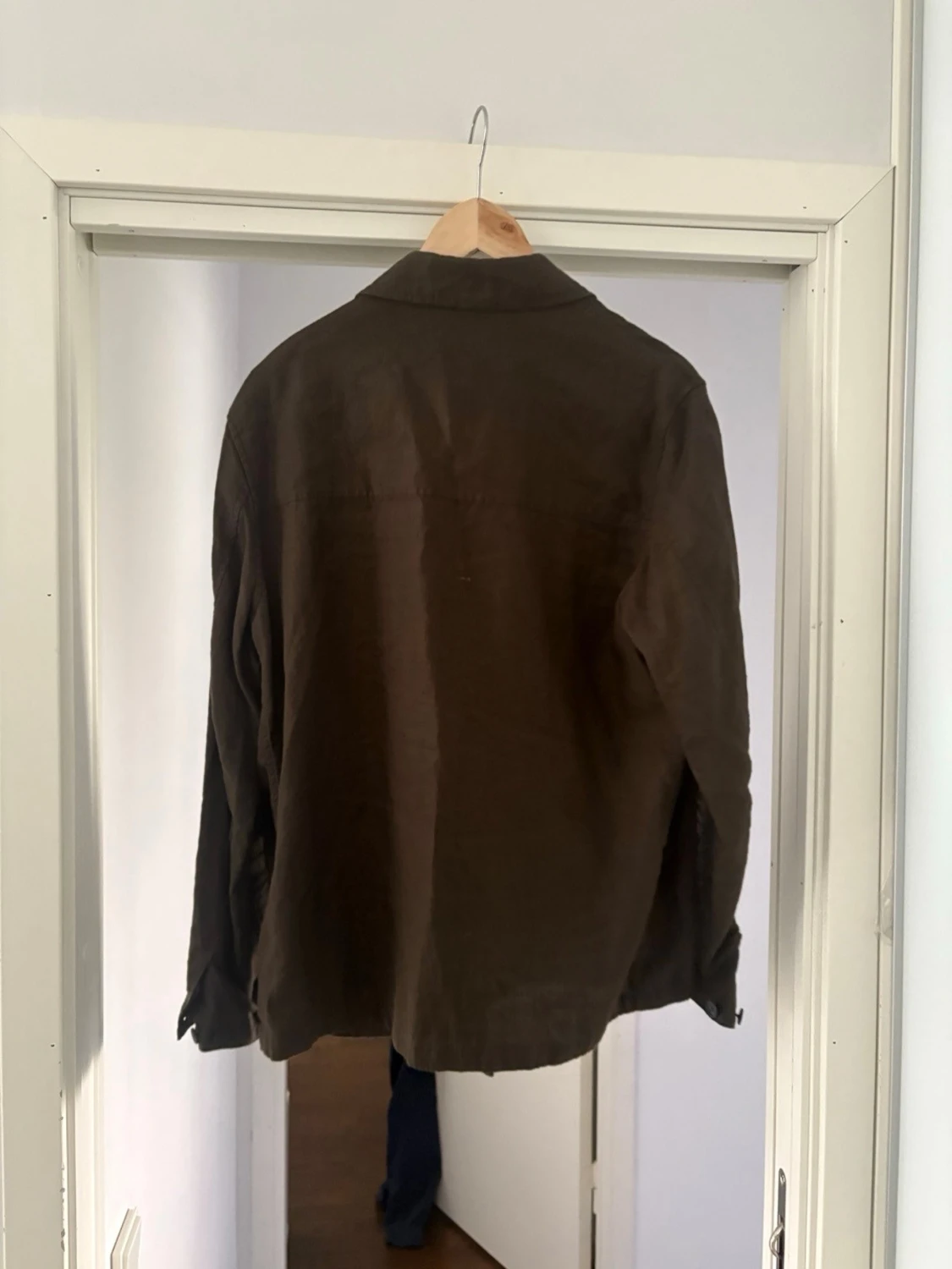 Olivgrön overshirt från Massimo Dutti - 2