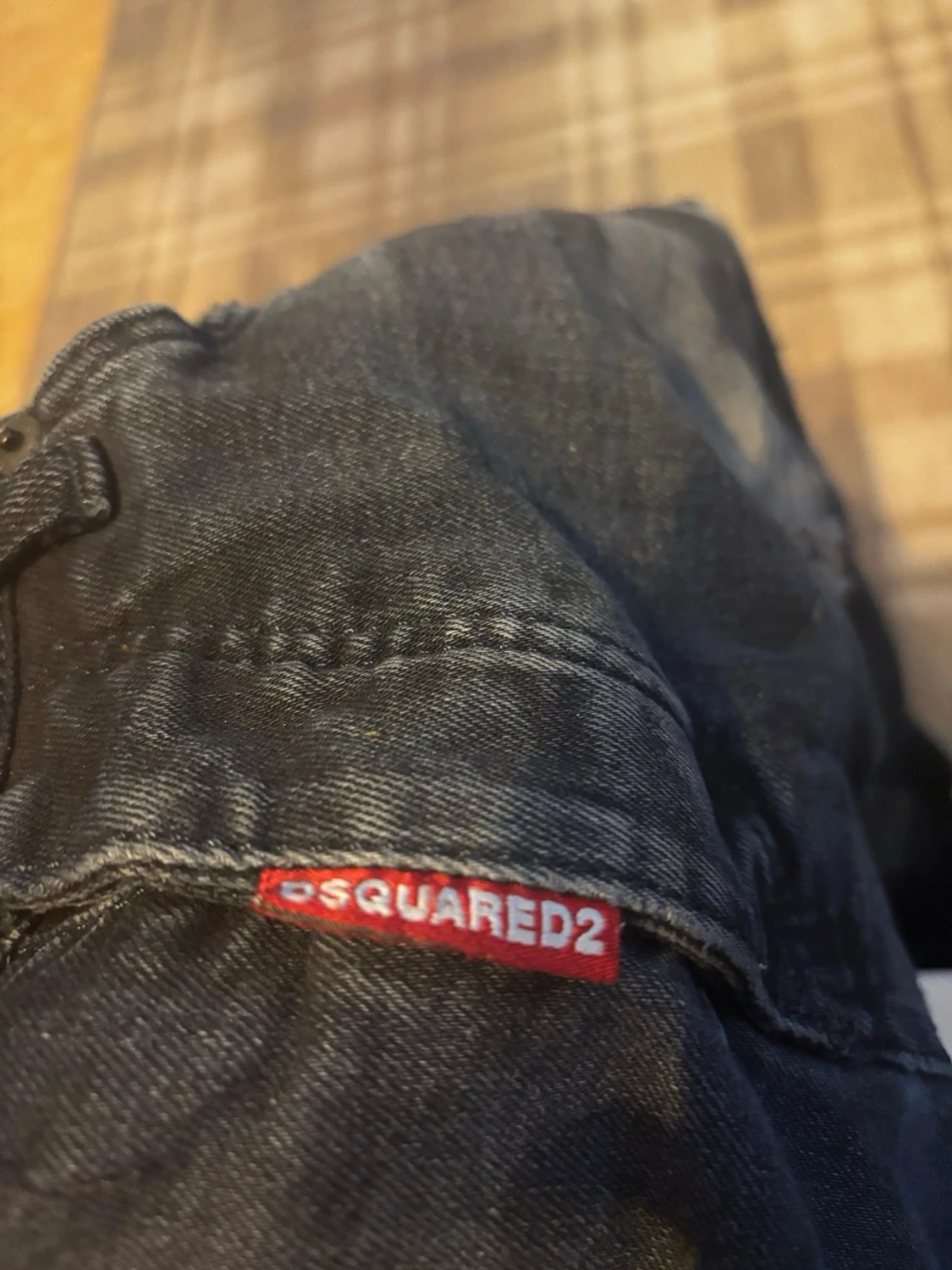 Svarta slitna jeans från Dsquared2 - 1