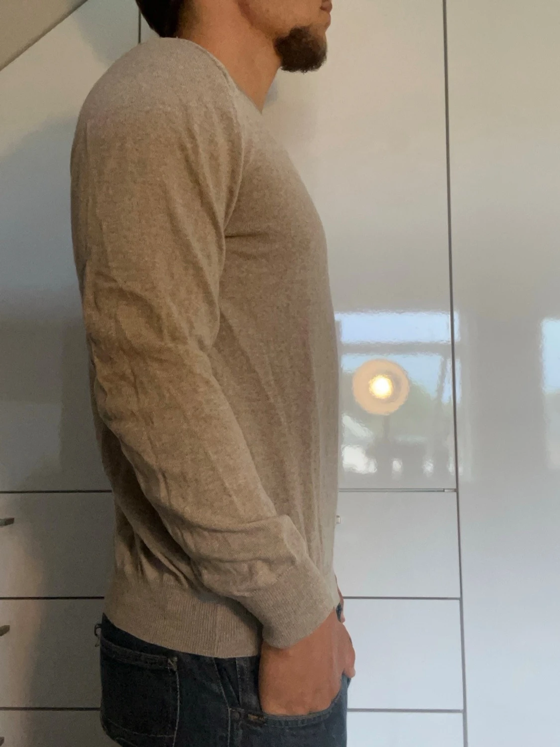 Beige tröja från Stenströms  - 1