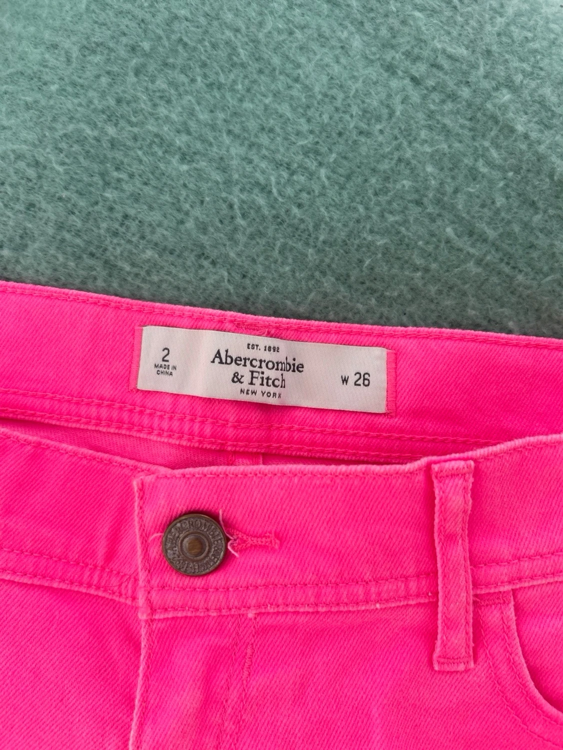 Abercrombie & fitch lågmidjade jeansshorts  - 5
