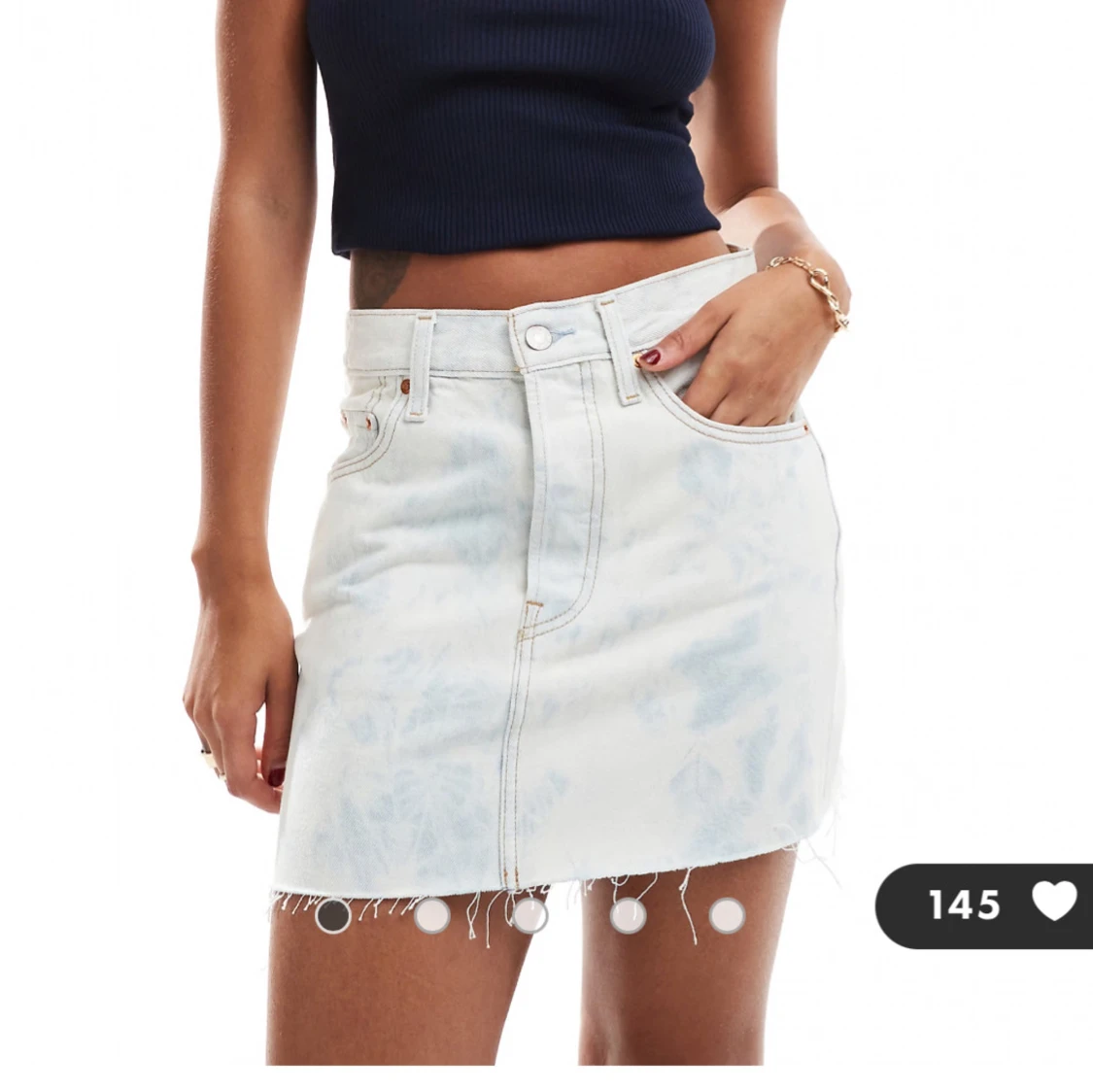 NY Levi’s jeanskjol ljusblå  - 1