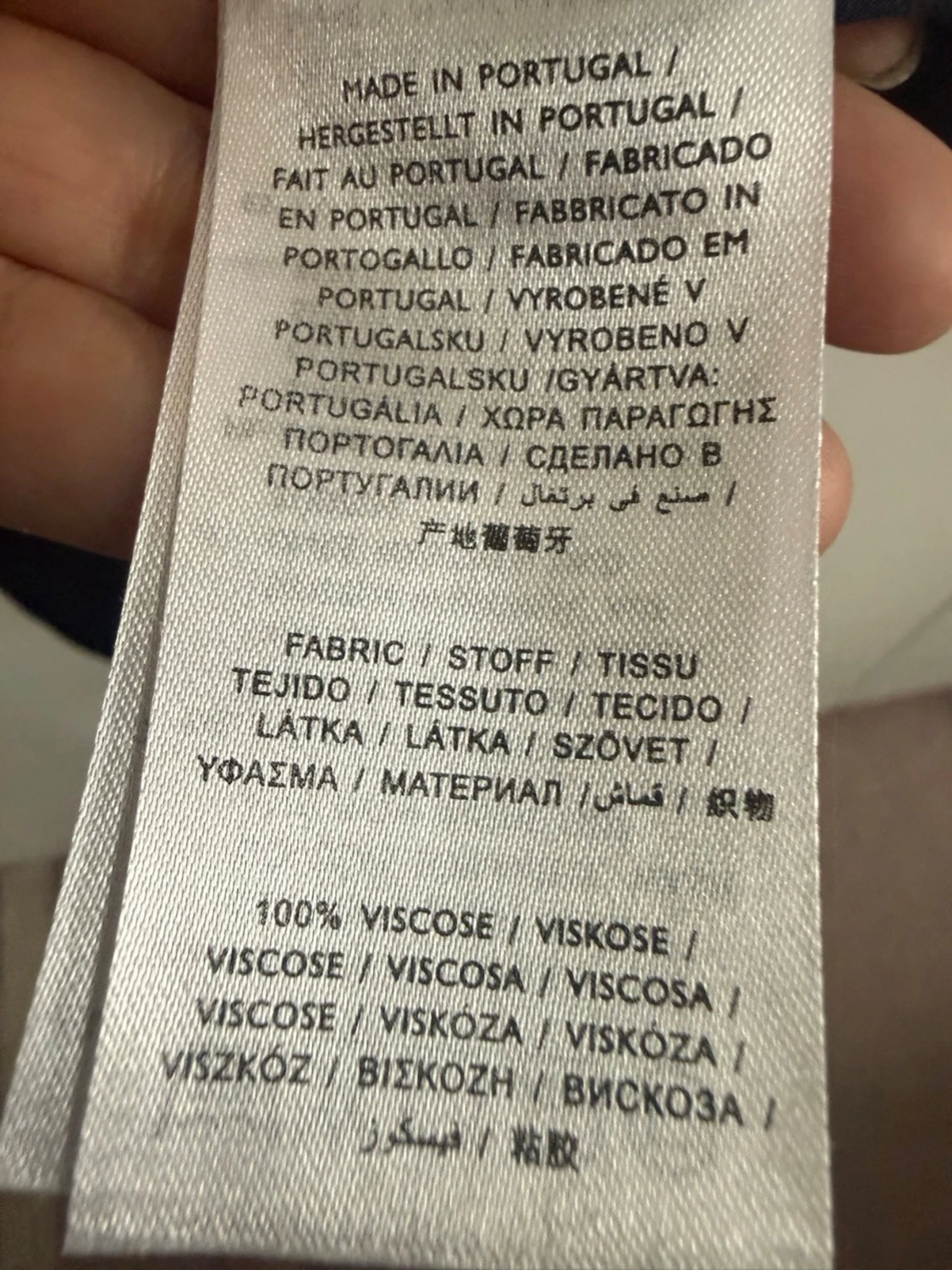 Mörkblå enkel kortklänning från Gant - 4