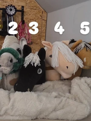 Käpphästar till salu - Säljer handgjorda käpphästar med detaljerade ansikten och garnman. Finns i svart, vit, beige och brun. Perfekt för hobby och lek, varje häst har unika drag och färgkombinationer. Materialet är mjukt tyg och garn. 2=400kr 3=170kr 4=170kr 5=150kr