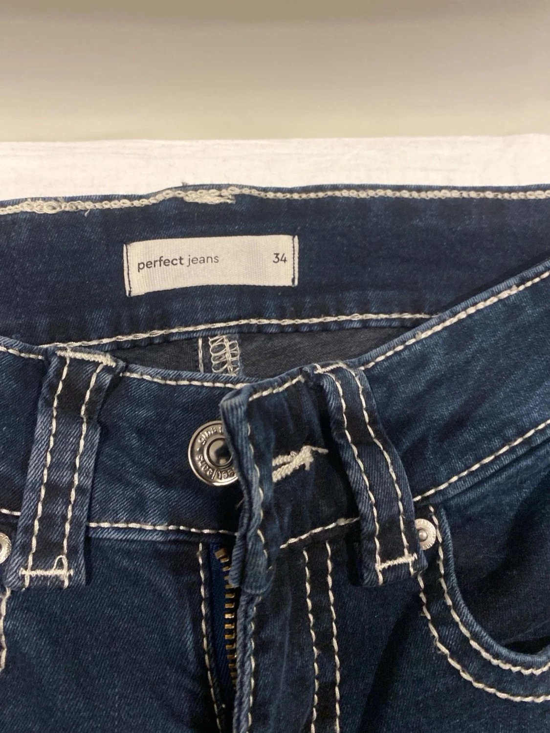 Blå bootcut jeans från Gina Tricot - 3