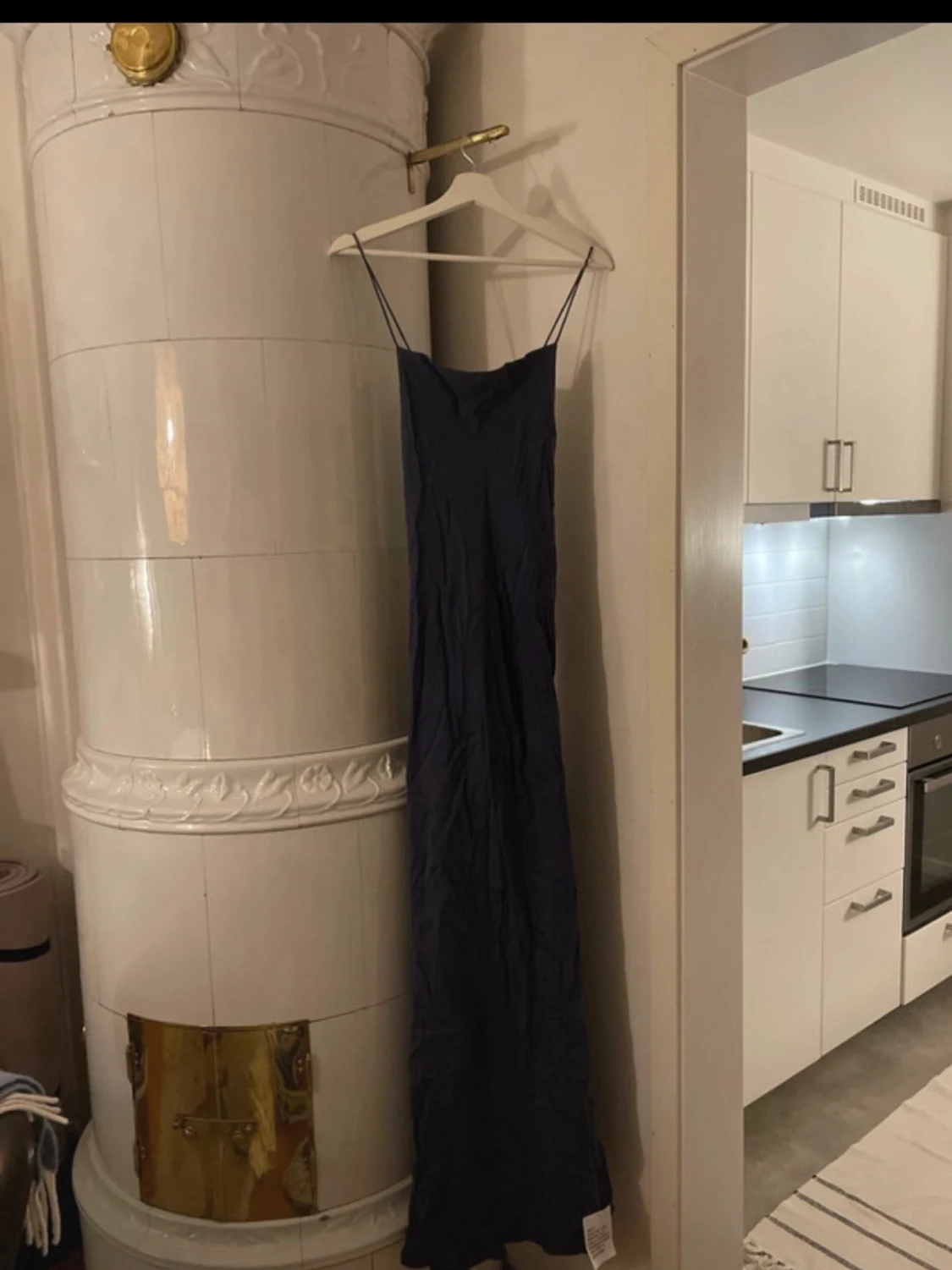 Mörkblå klänning