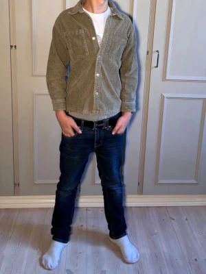 Grön manchester overshirt - Grön overshirt i manchester material